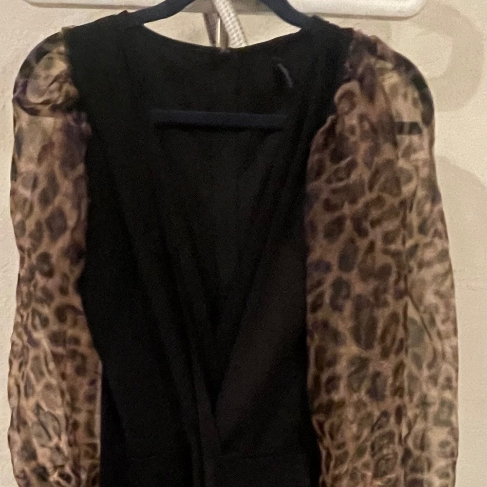 One piece pants jumper w/print
